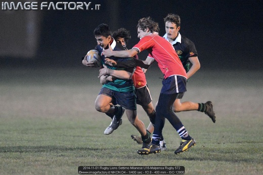 2014-11-01 Rugby Lions Settimo Milanese U16-Malpensa Rugby 572